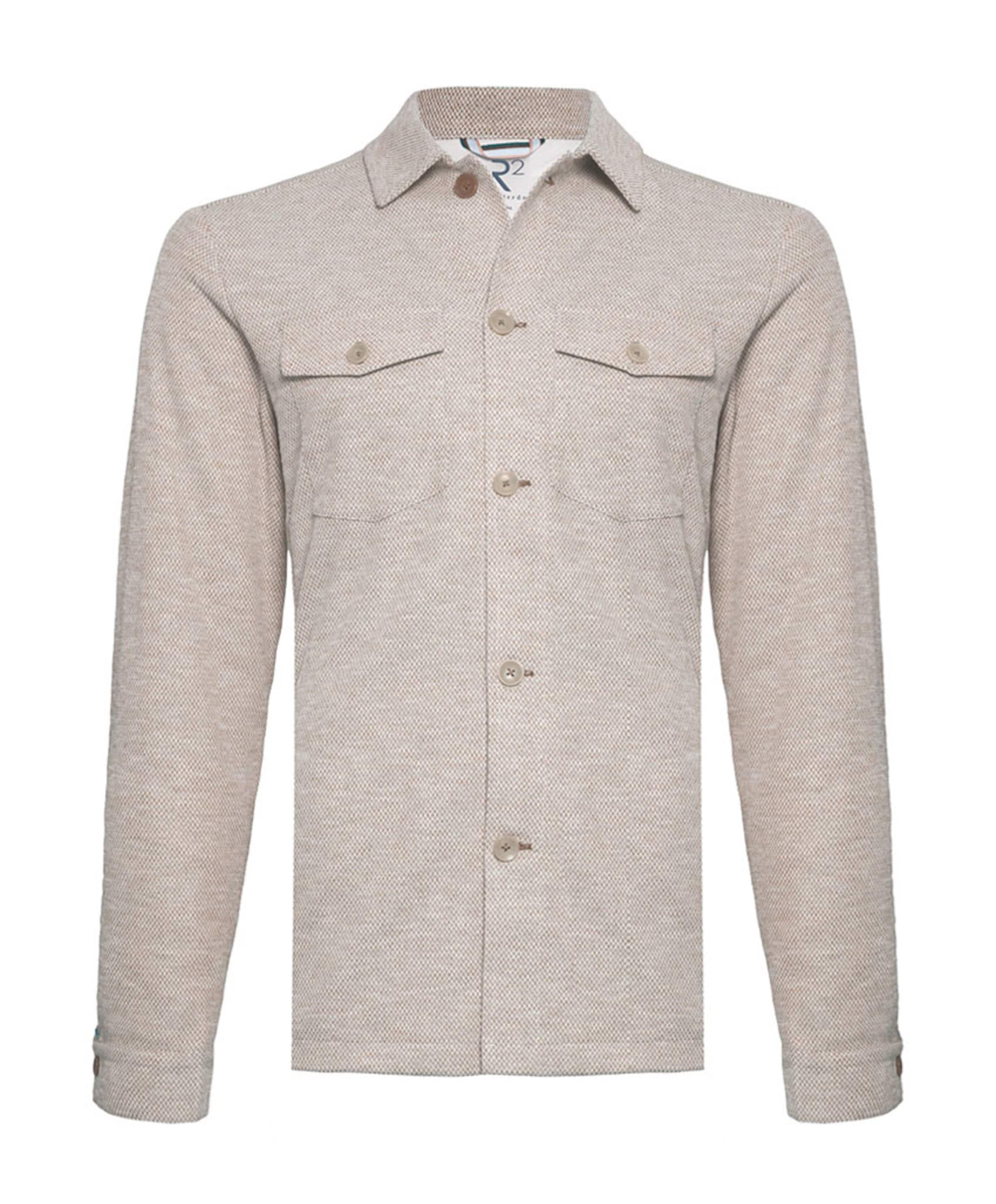R2 Amsterdam Heren overshirt beige