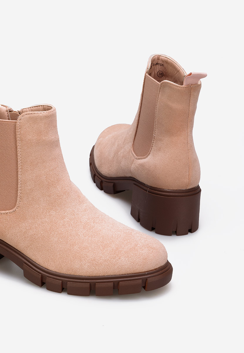 Bottines chelsea femme beige Alyona