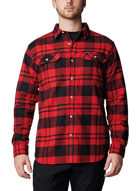 COLUMBIA - CHEMISE FLARE GUN STRETCH FLANNEL M