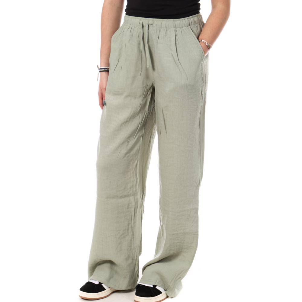 Teddy Smith Pantalon Fluide Vert Femme Teddy Smith Tyna