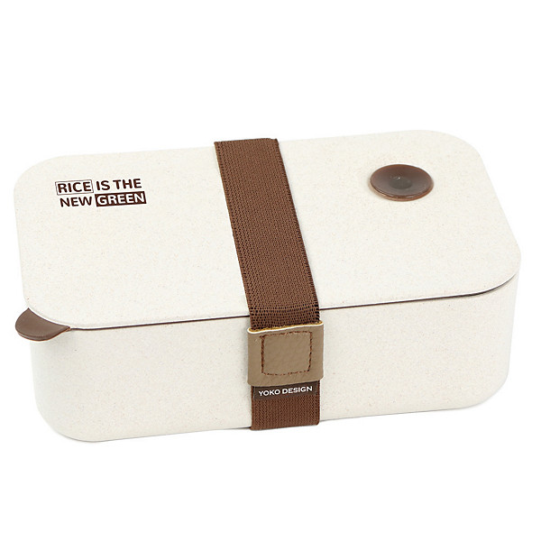 Lunch Box Yoko Design, 1 compartiment, 1000ml, coloris blanc