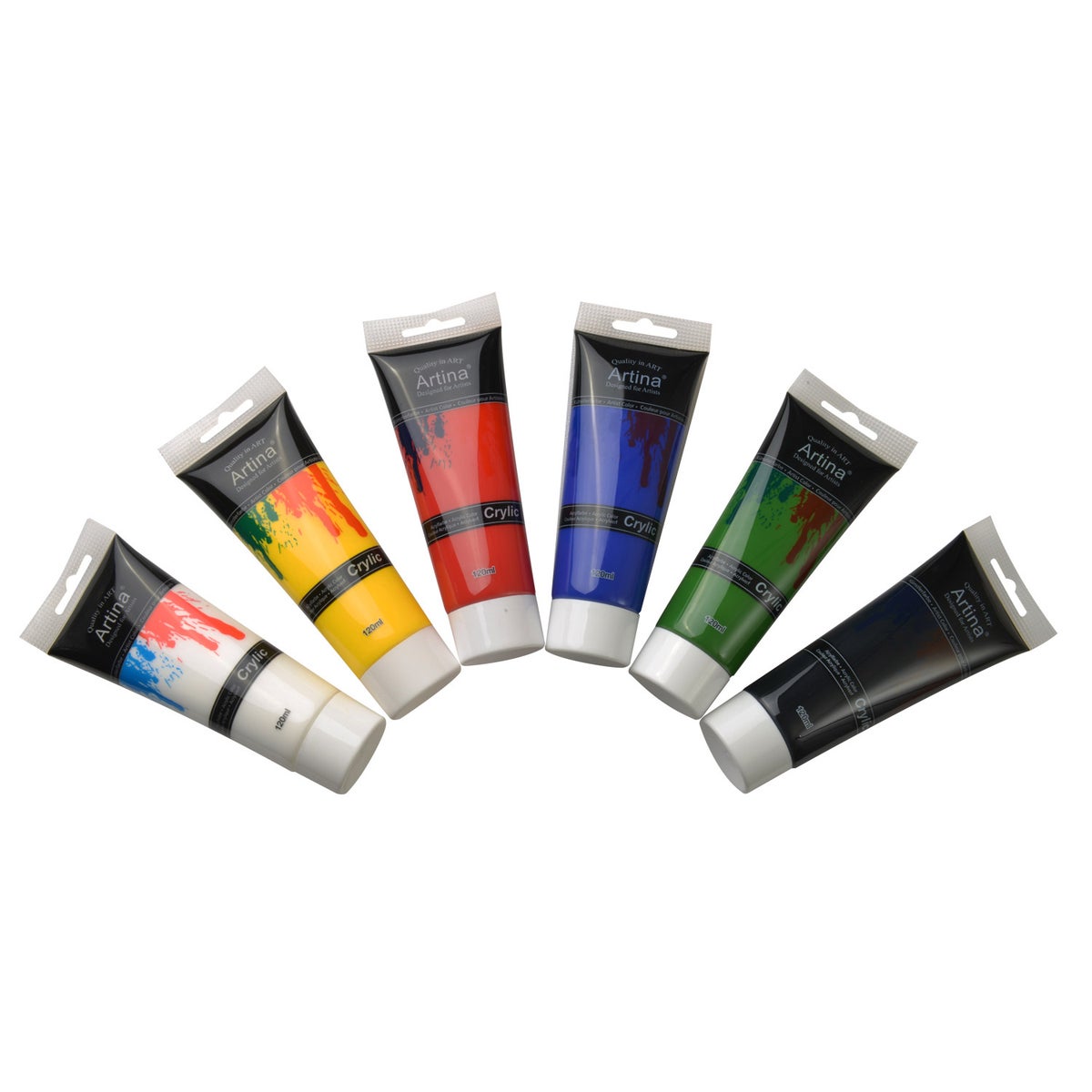 Artina Crylic Acrylverf 120ml (6 stuks)