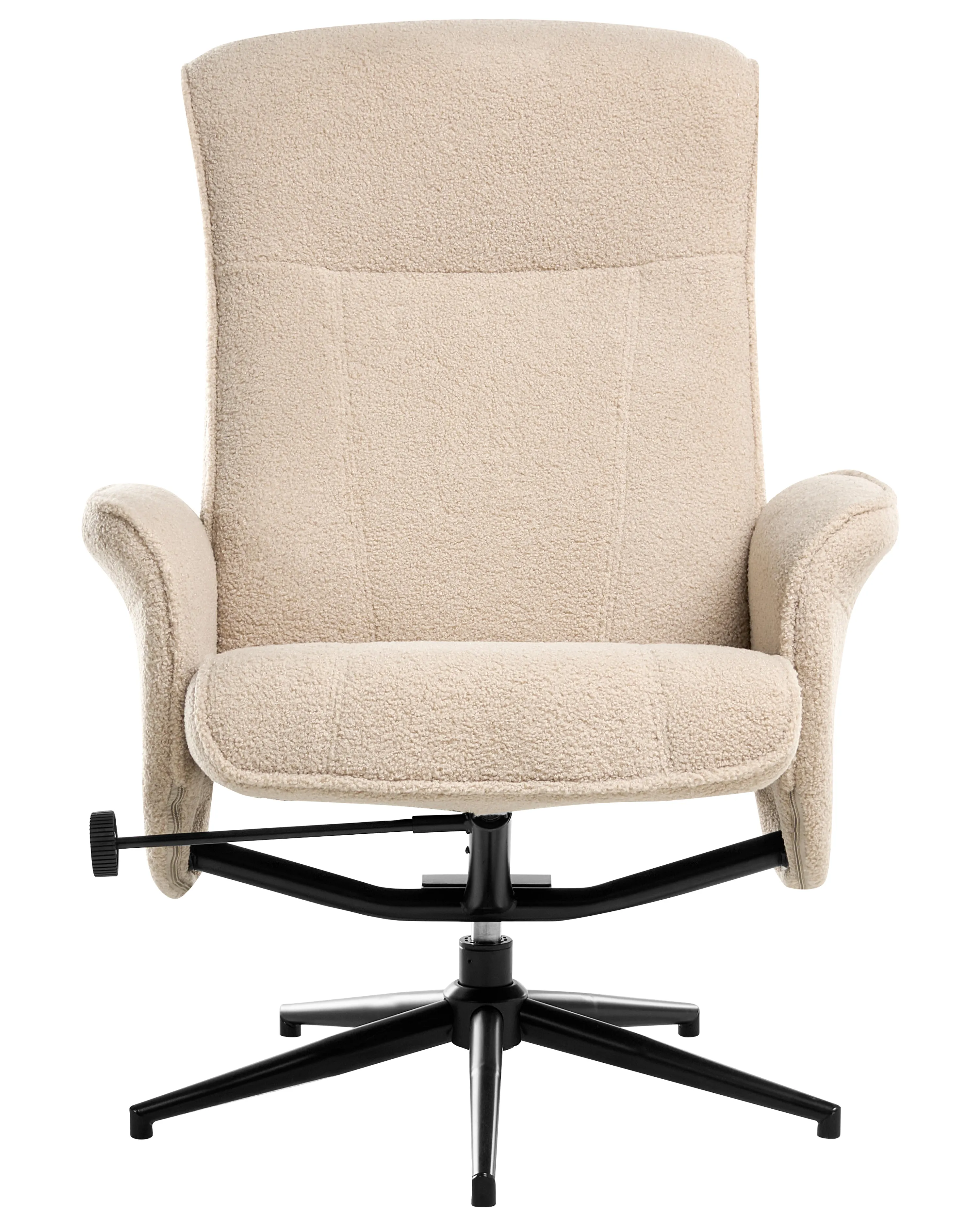 Relaxfauteuil JAPET Bouclé Beige