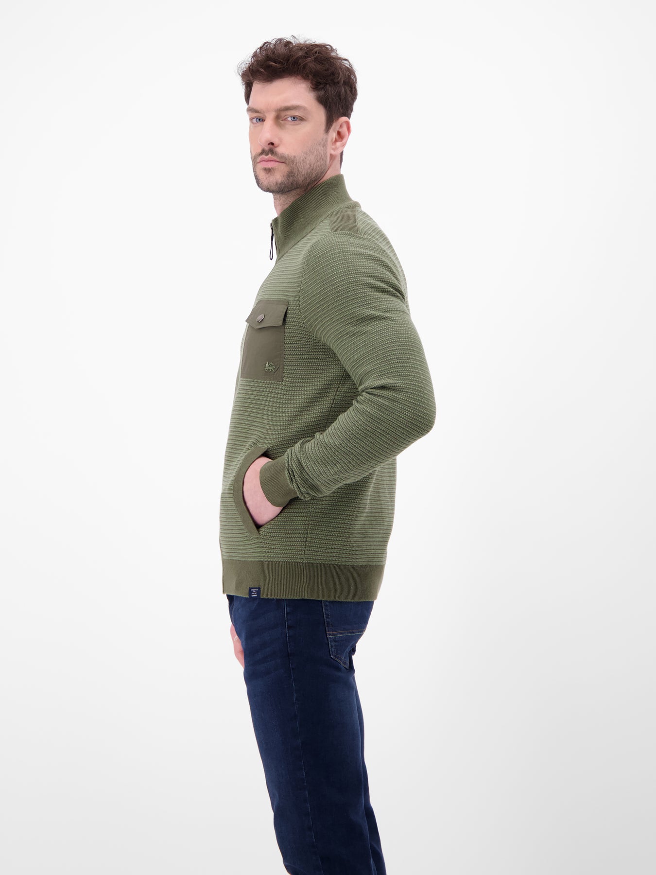 Sportive Strickjacke für Herren