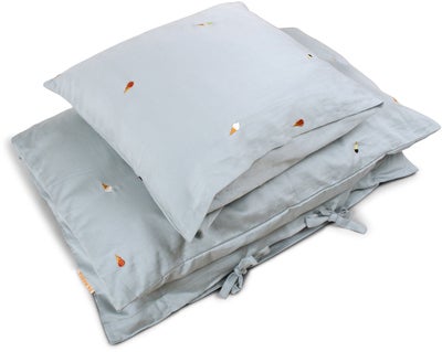 FILIBABBA Sengesett 70x100 Sprinkelseng, Pearl Blue