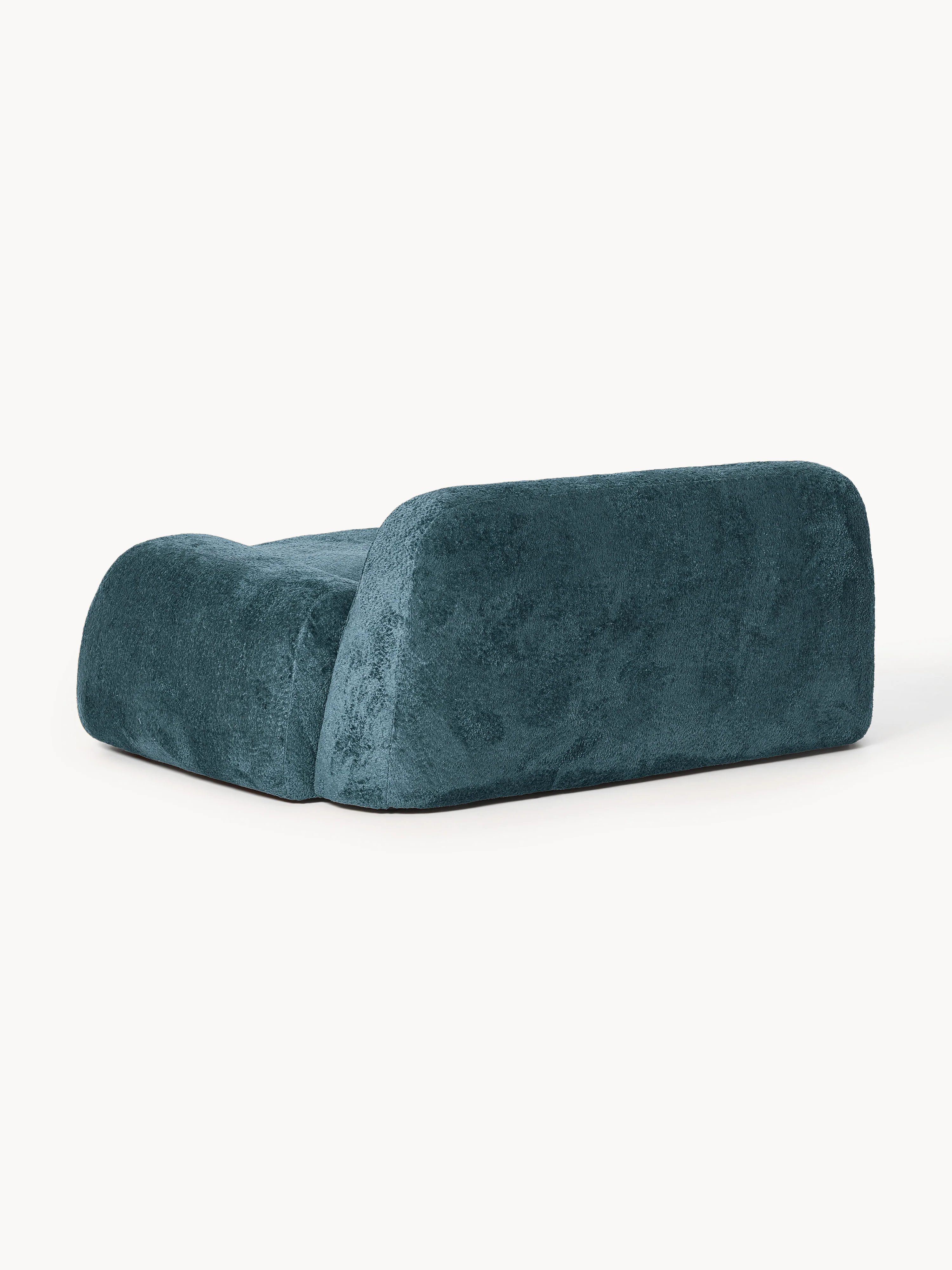 XL teddy bouclé loungestoel Wolke