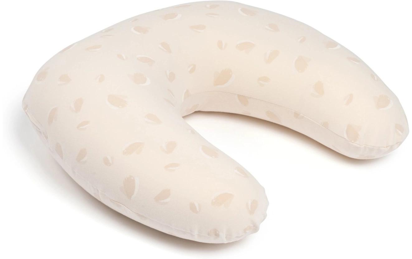 Seitenschläfer & Stillkissen Twisty 2in1 Petals latteStillkissen mit abnehmbarem Bezug