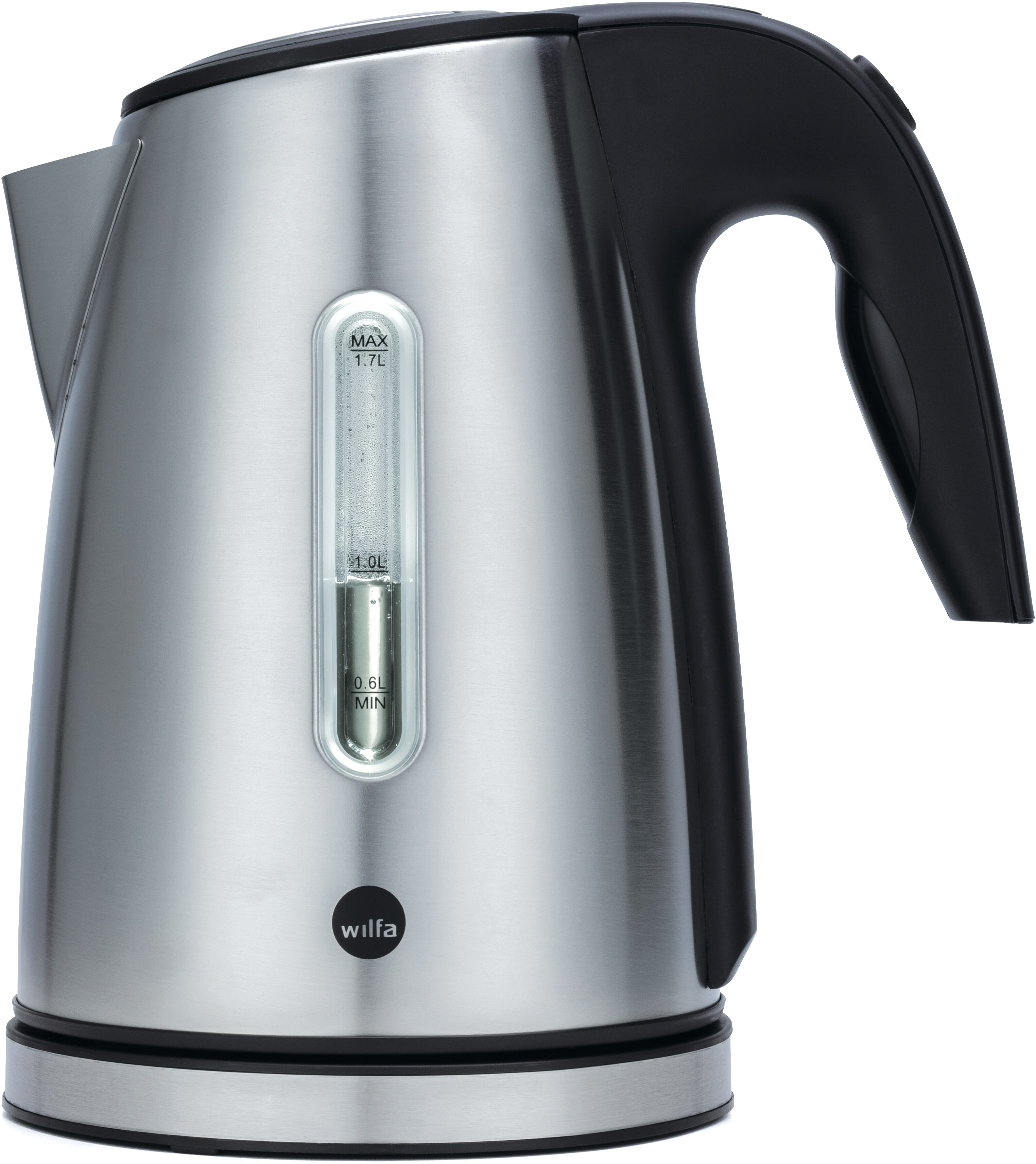 WILFA Wasserkocher RAPIDS, 1,7 Liter, 2000W, Edelstahl, WK3S-2000, silber