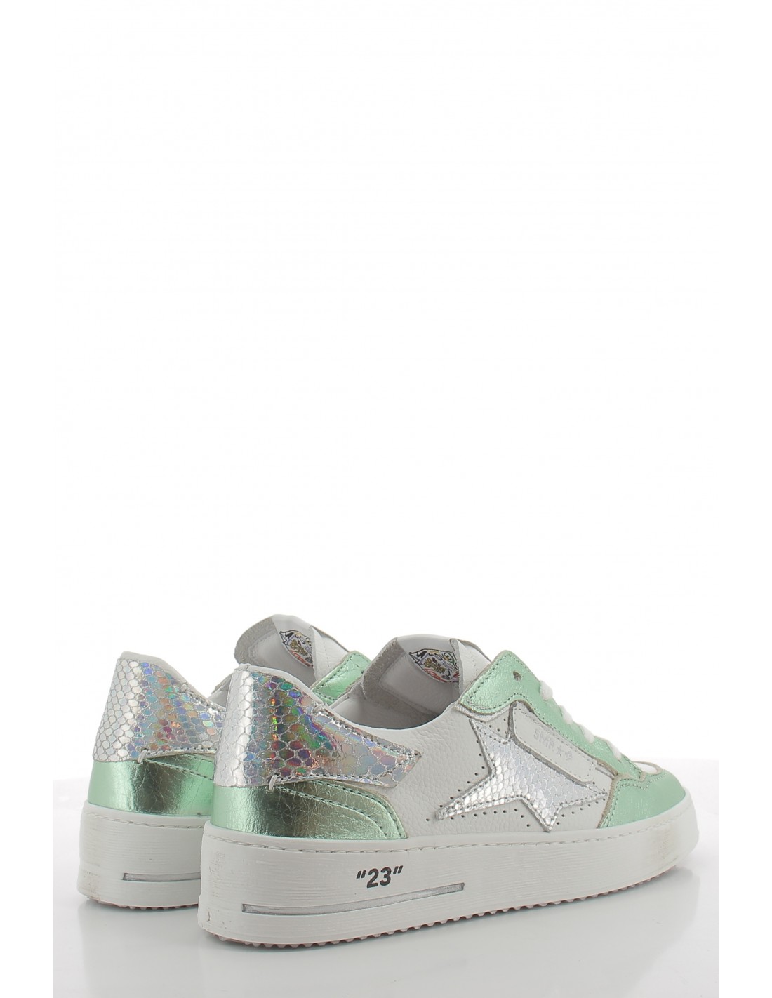semerdjian Baskets de Ville Femme Ale Blanc/Vert