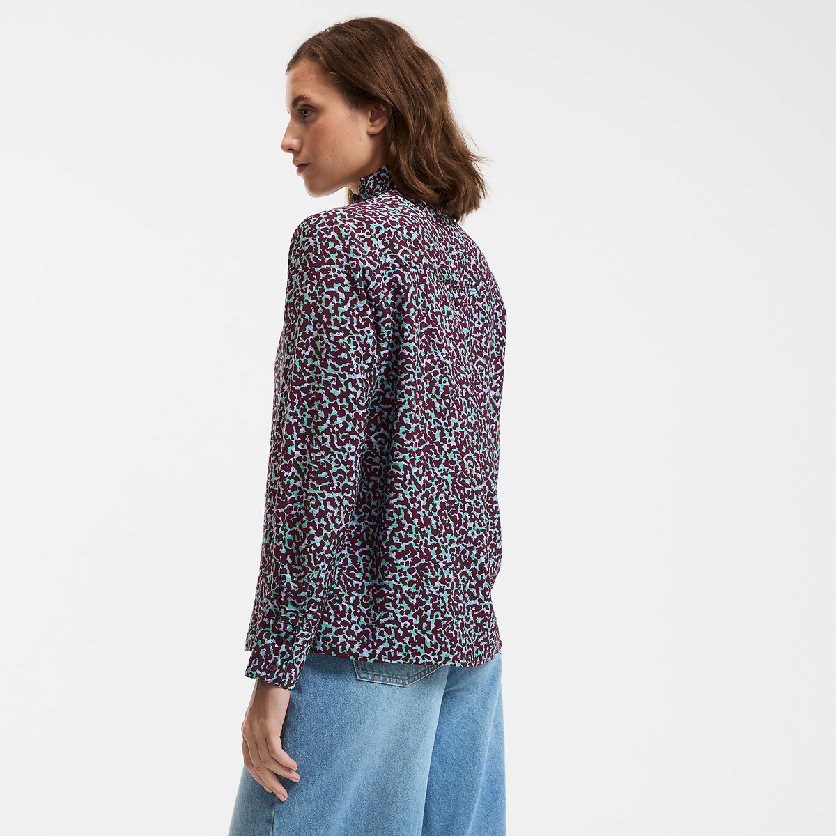 COLEÇÃO LA REDOUTE<br>Camisa de mangas compridas com gola vitoriana