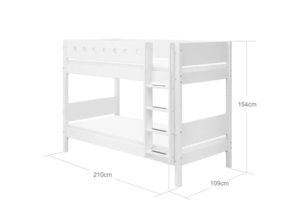 Etagenbett White 90 x 200 cm