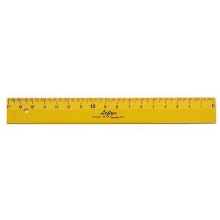 KUM® 201.22.29 Kunststofflineal Flexi für Linkshänder 30 cm