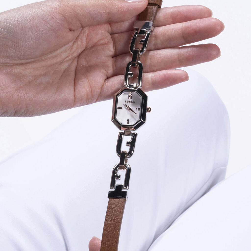 Montre Furla Octagonal Blanc