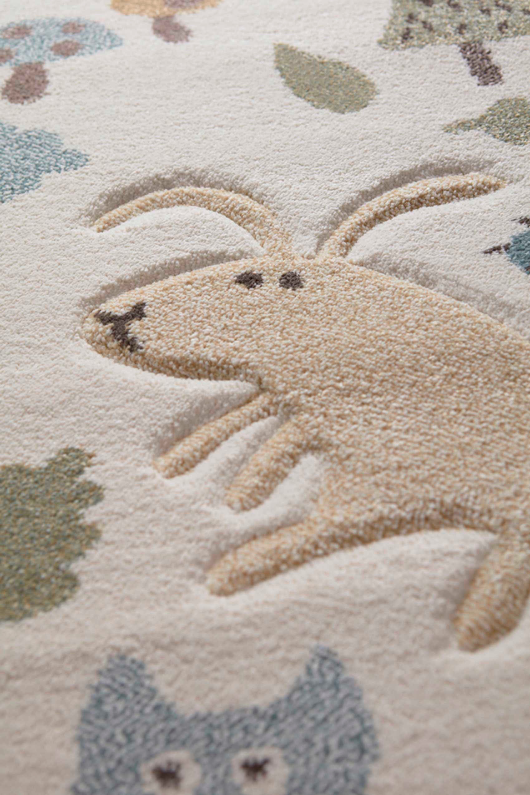 Sigikid Kinderteppich »Forest« rechteckig 13 mm Höhe Wald Tiere Design, Kurzflor
