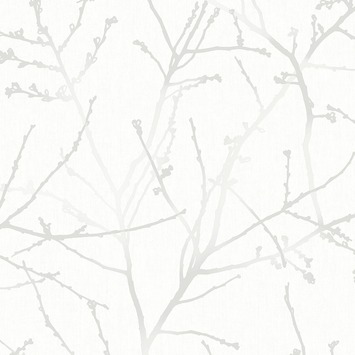 Vliesbehang innocence wit mica (dessin 33-275)