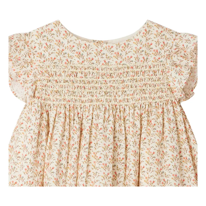 Bonpoint Robe Colombine Fleurie | Beige