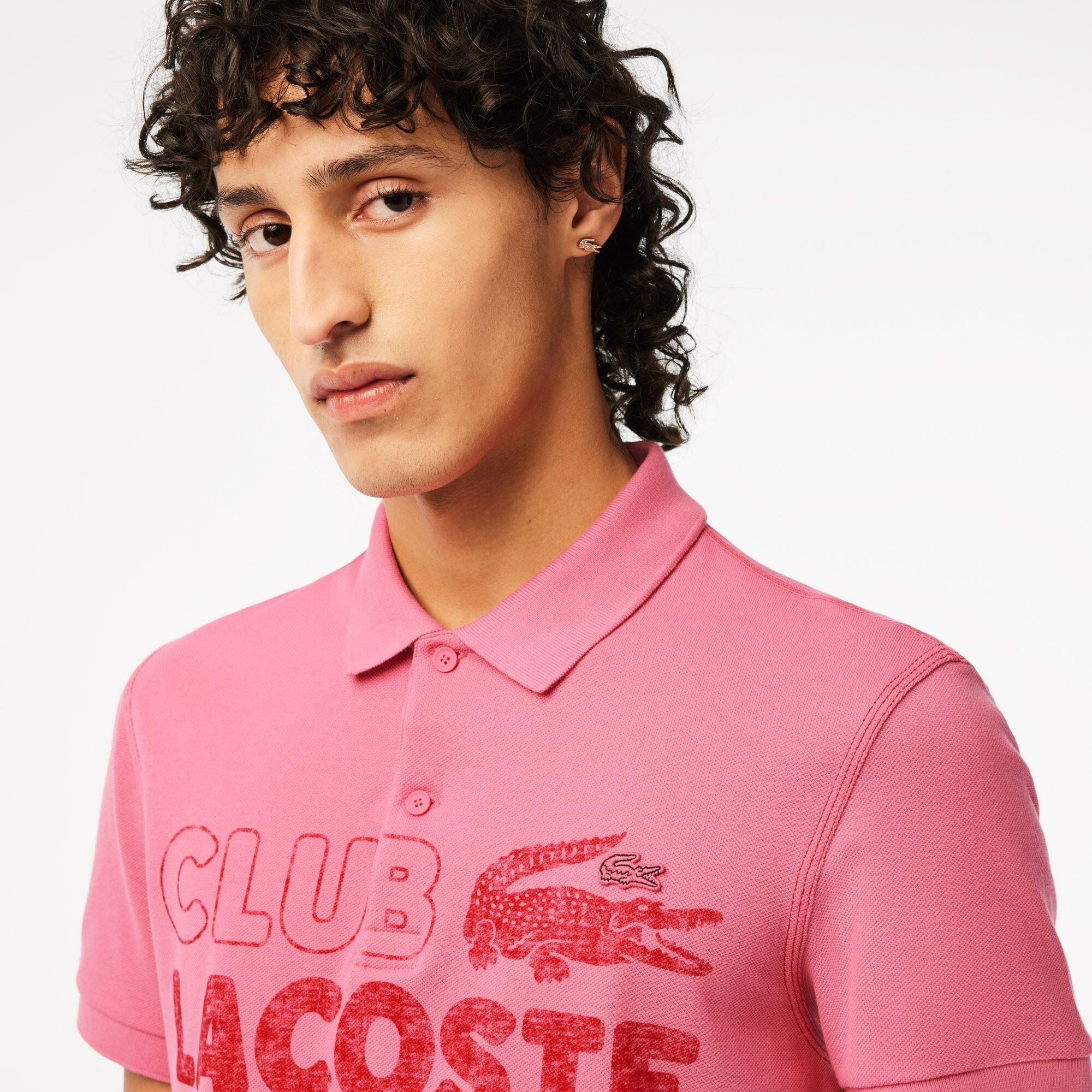 Lacoste Logo Print Polo Shirt