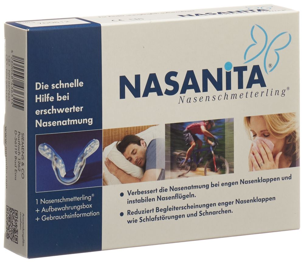 NASANITA Nasenschmetterling 1 Stk