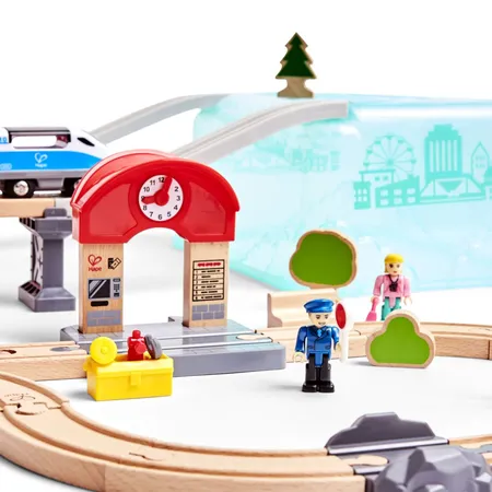 Hape Stadtbahn Set in Aufbewahrungsbox