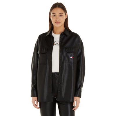 Chemise à manches longues femme Spr Ovs Pleather TOMMY HILFIGER