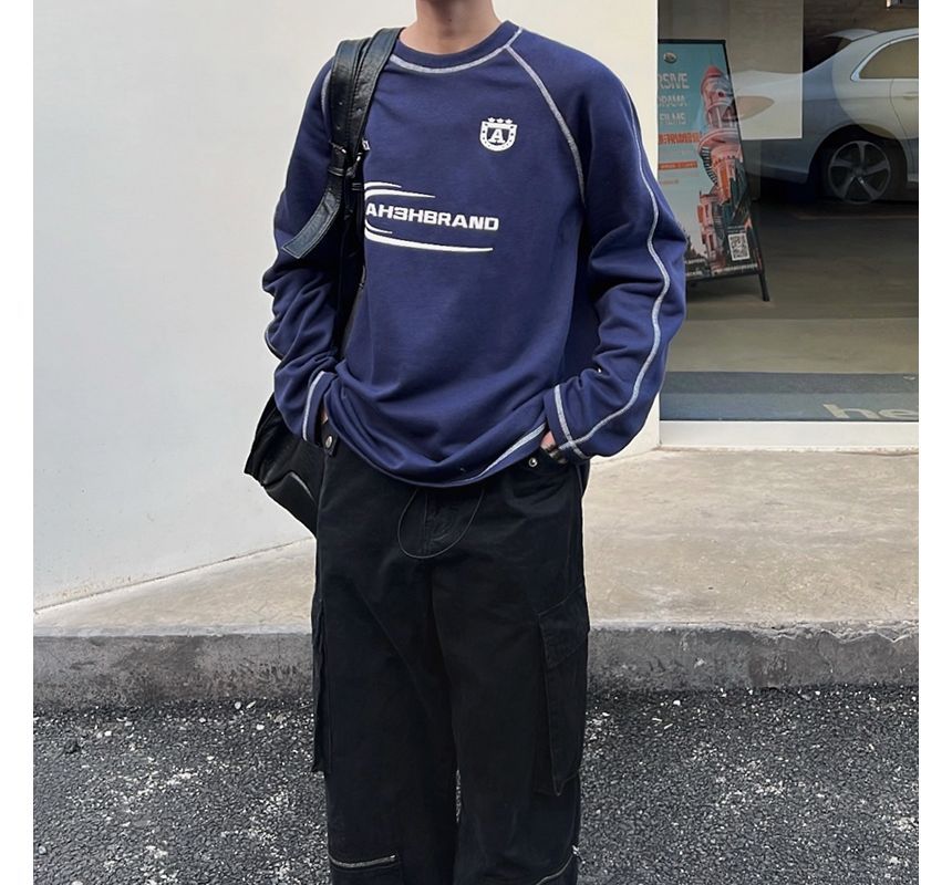 MRCYC - Sweatshirt met ronde hals en letters