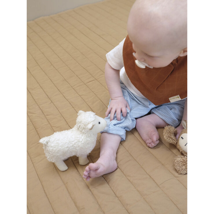 Fabelab Rattle - Sheep Sam Natural (unbleach