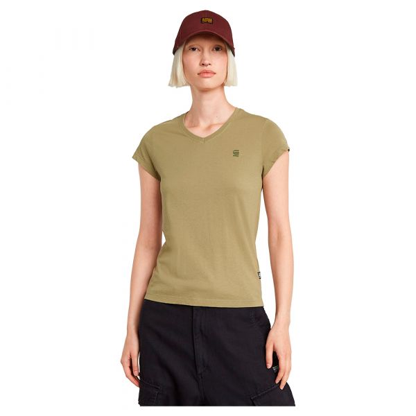 G-star T-Shirt Com Decote Em V Eyben Slim 2.0 Ensis Green XS