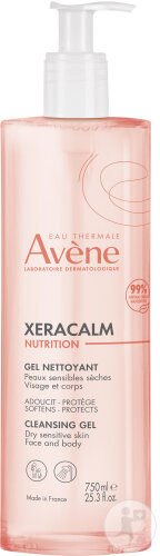 Avène Xeracalm Nutrition Gel Nettoyant Peau Sensible Sèche  750ml