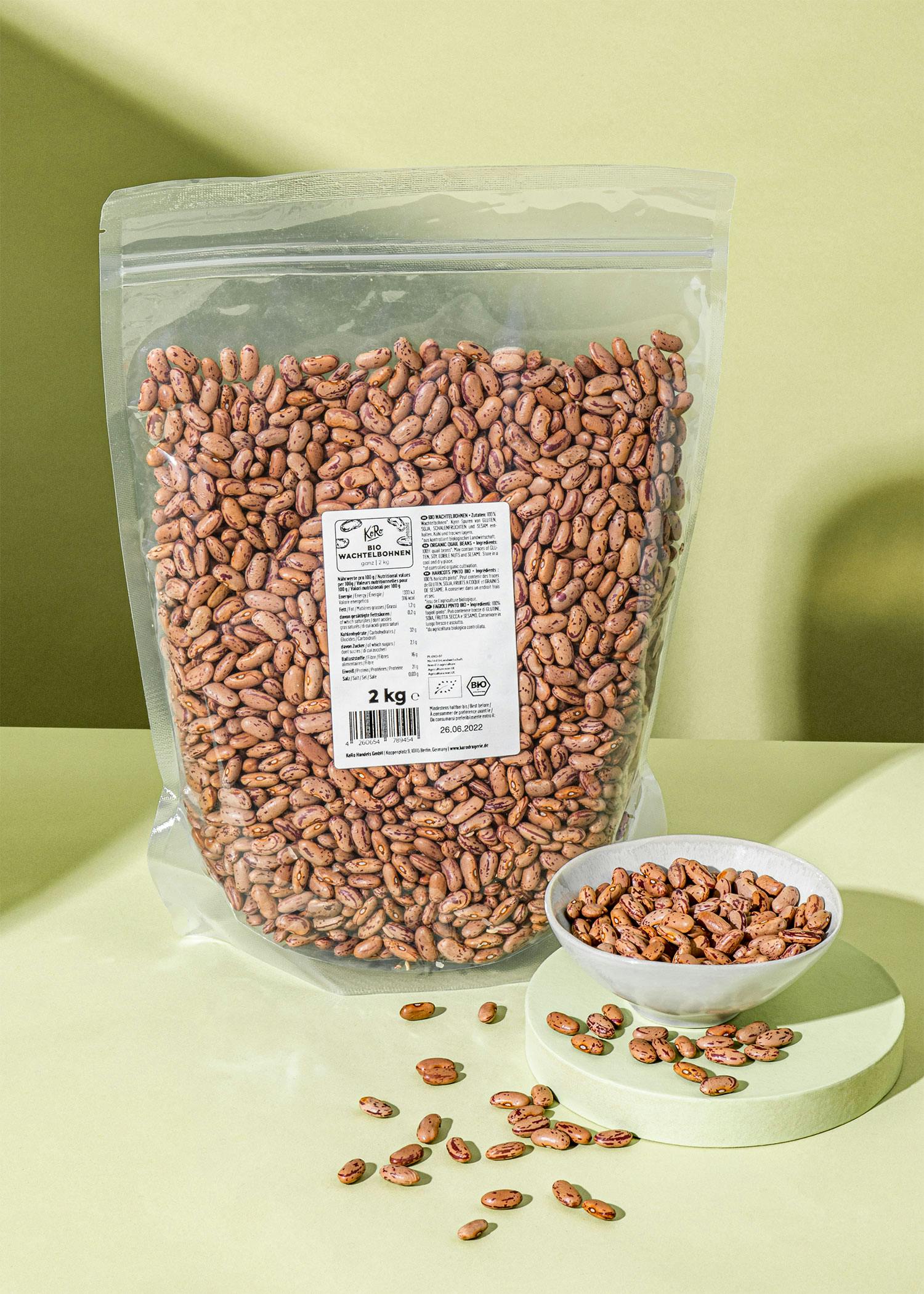 Bio Wachtelbohnen 2 kg