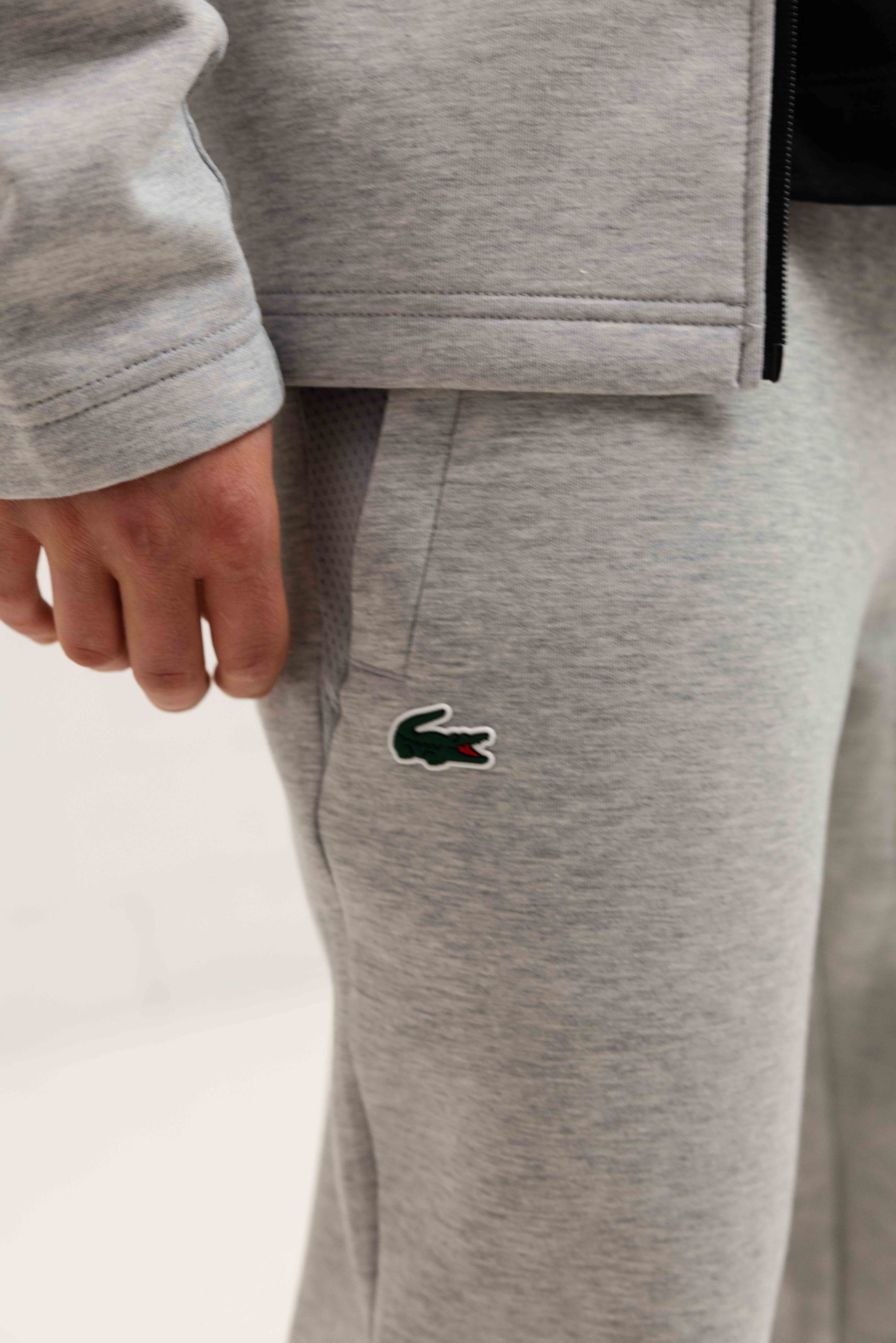 Lacoste Sport Hooded Trainingspak Heren Grijs