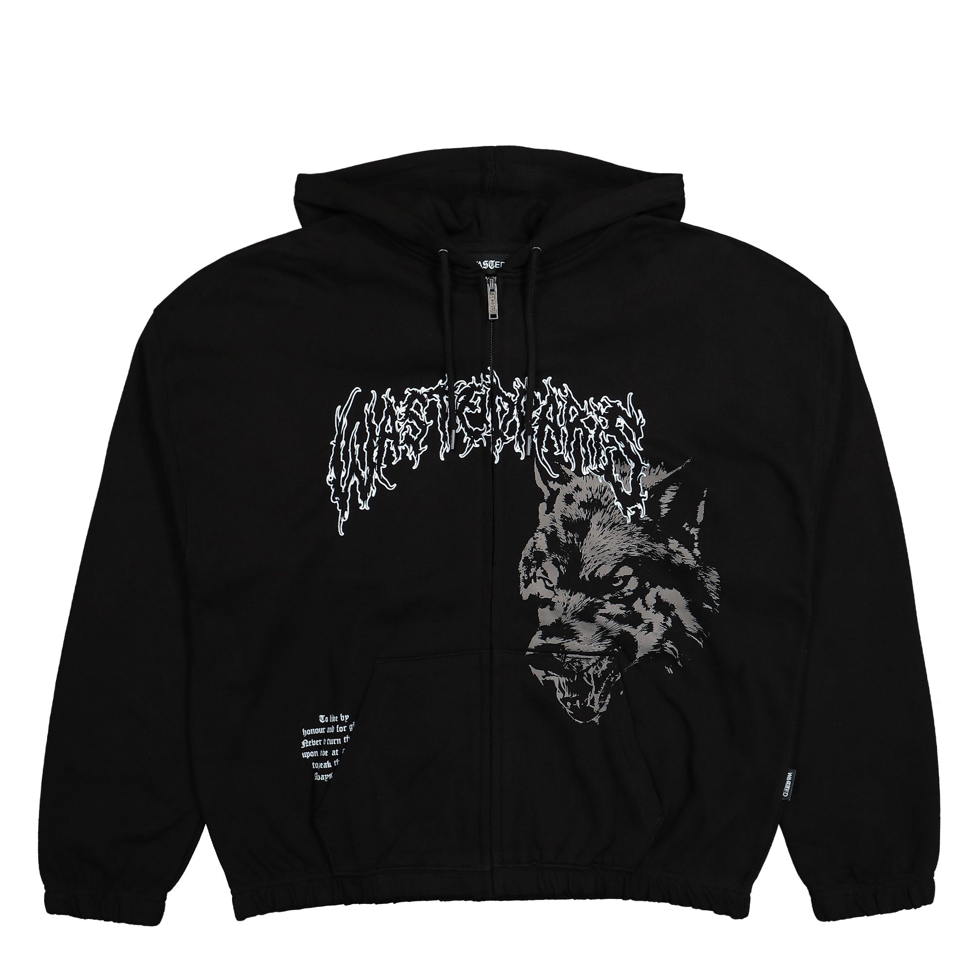 Wasted Paris<br>Varg Boxy Zip Hoodie