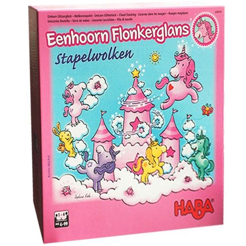 Haba samenwerkingsspel eenhoorn stapelwolken
