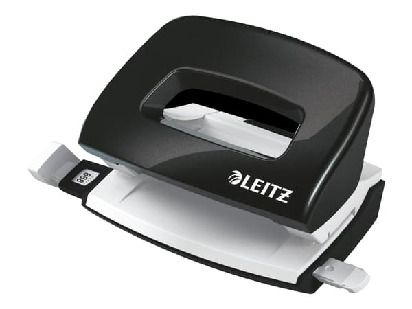 Leitz WOW Mini - Hullstanser - 10 ark / 1 mm - plast, metall - svart