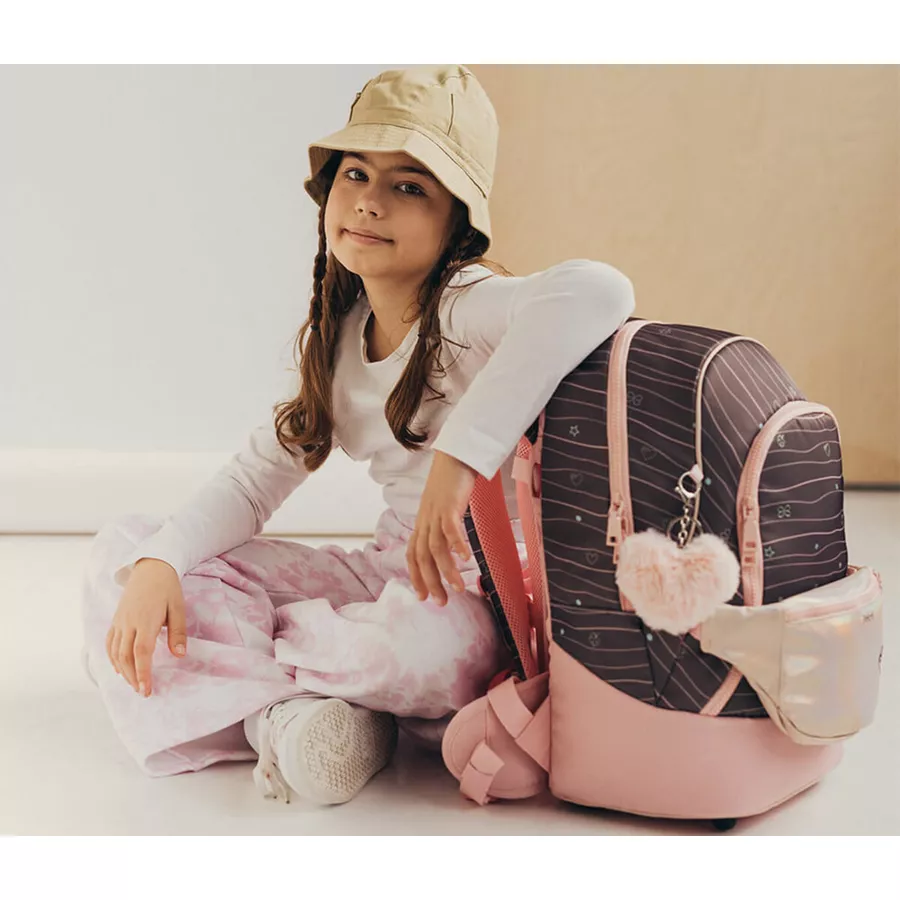 Belmil Schulrucksack 2-IN-1 Schulrucksack & Gürteltasche Mint
