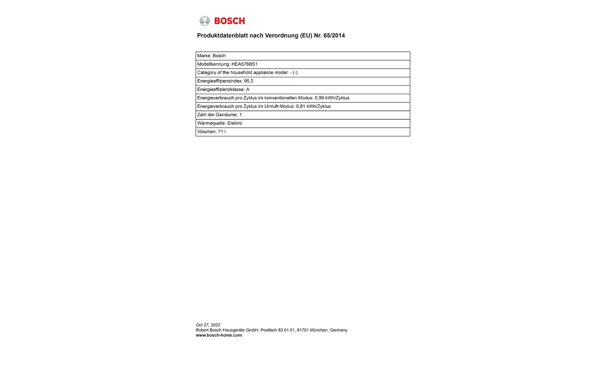 Einbau-Herdset HND679LS61