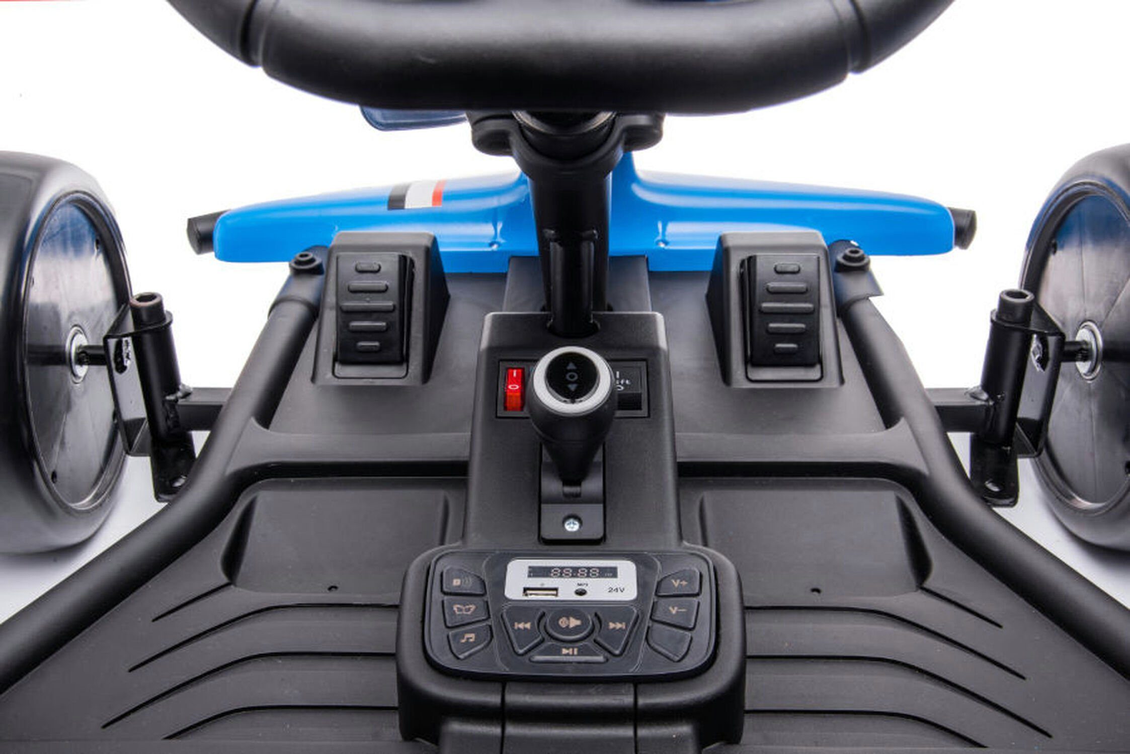 Quadriciclo elétrico infantil TPFLiving eDrift - bateria: 2 x 12 volts/7Ah, capacidade de carga 60 kg, carro infantil - carro elétrico - kart elétrico
