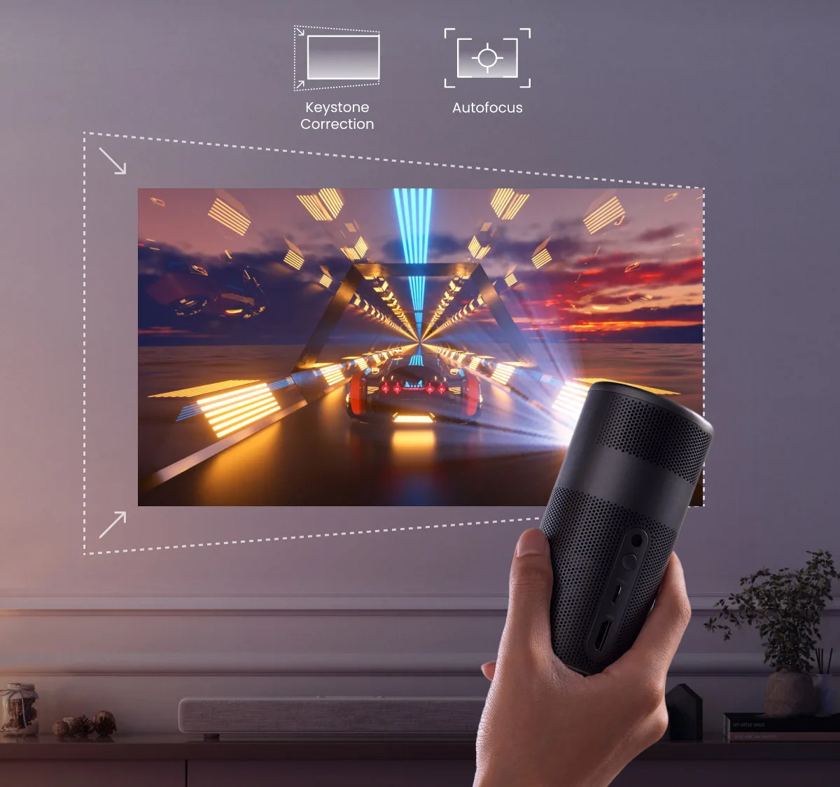 Nebula Capsule Air Noir Vidéoprojecteurs