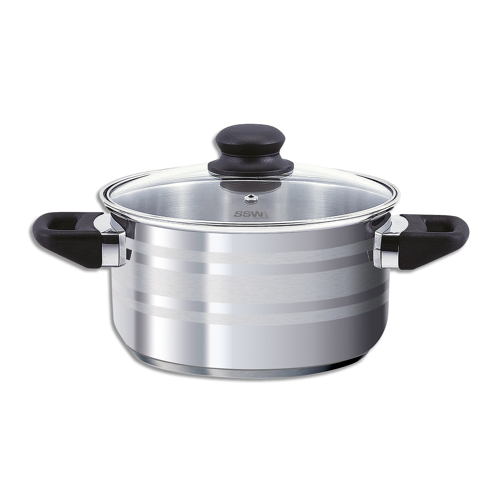 Fleischtopf - Edelstahl - 1,9 Liter - Ø 16 cm