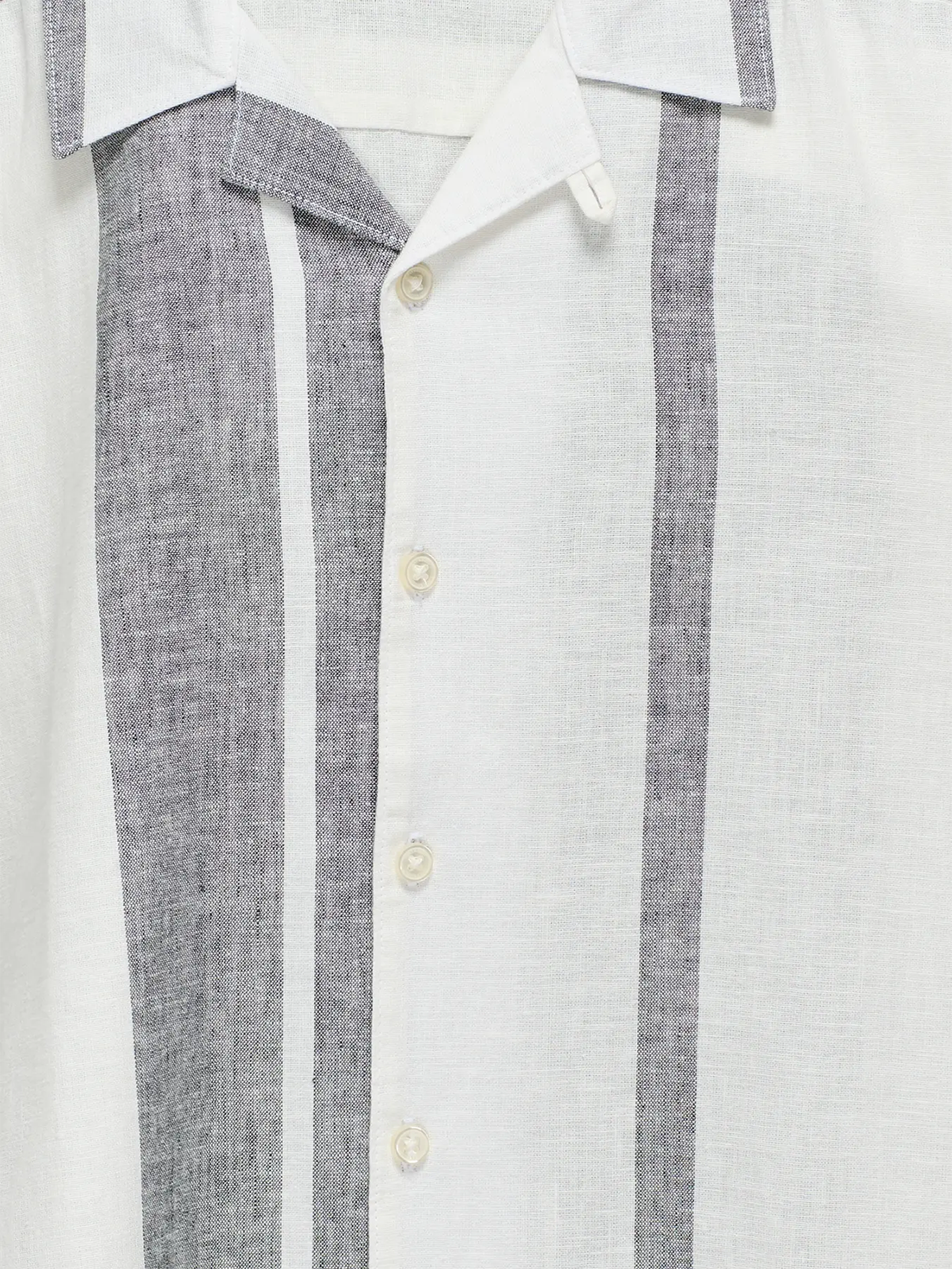 Caiden Life Short Sleeve Stripe Linen Resort Woven