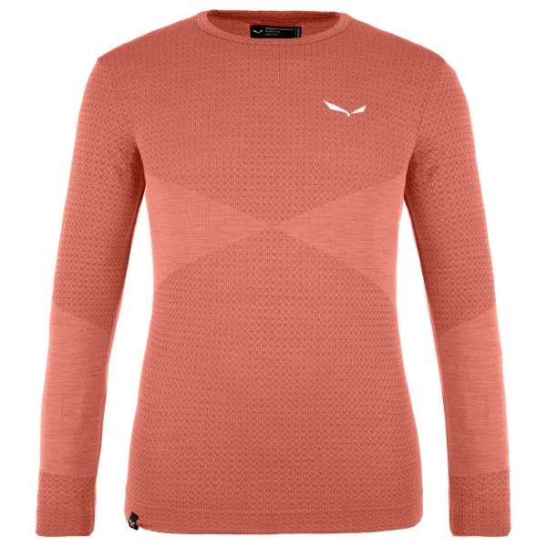 Salewa - Kid's Zebru Medium Warm ARM L/S Tee - Sous-vêtement mérinos