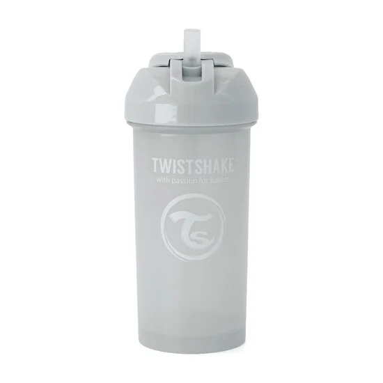 Tasse d'apprentissage à paille   Light grey        360 ml   de               Twistshake