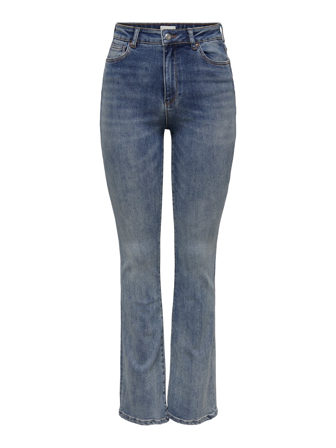 ONLMILA Hohe Taille Ausgestellt Jeans Medium Blue Denim