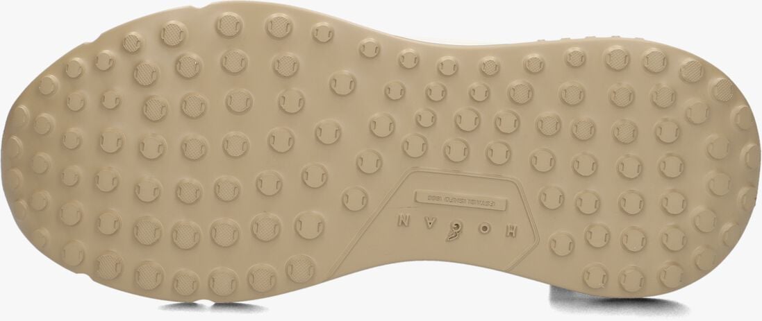 beige hogan lage sneakers h669 allacciato h