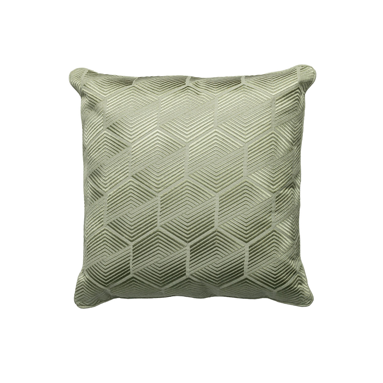 Kussen Art Deco linnen dewgreen