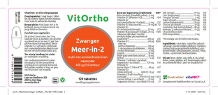 VitOrtho Meer In 2 Zwanger Tabletten 120TB