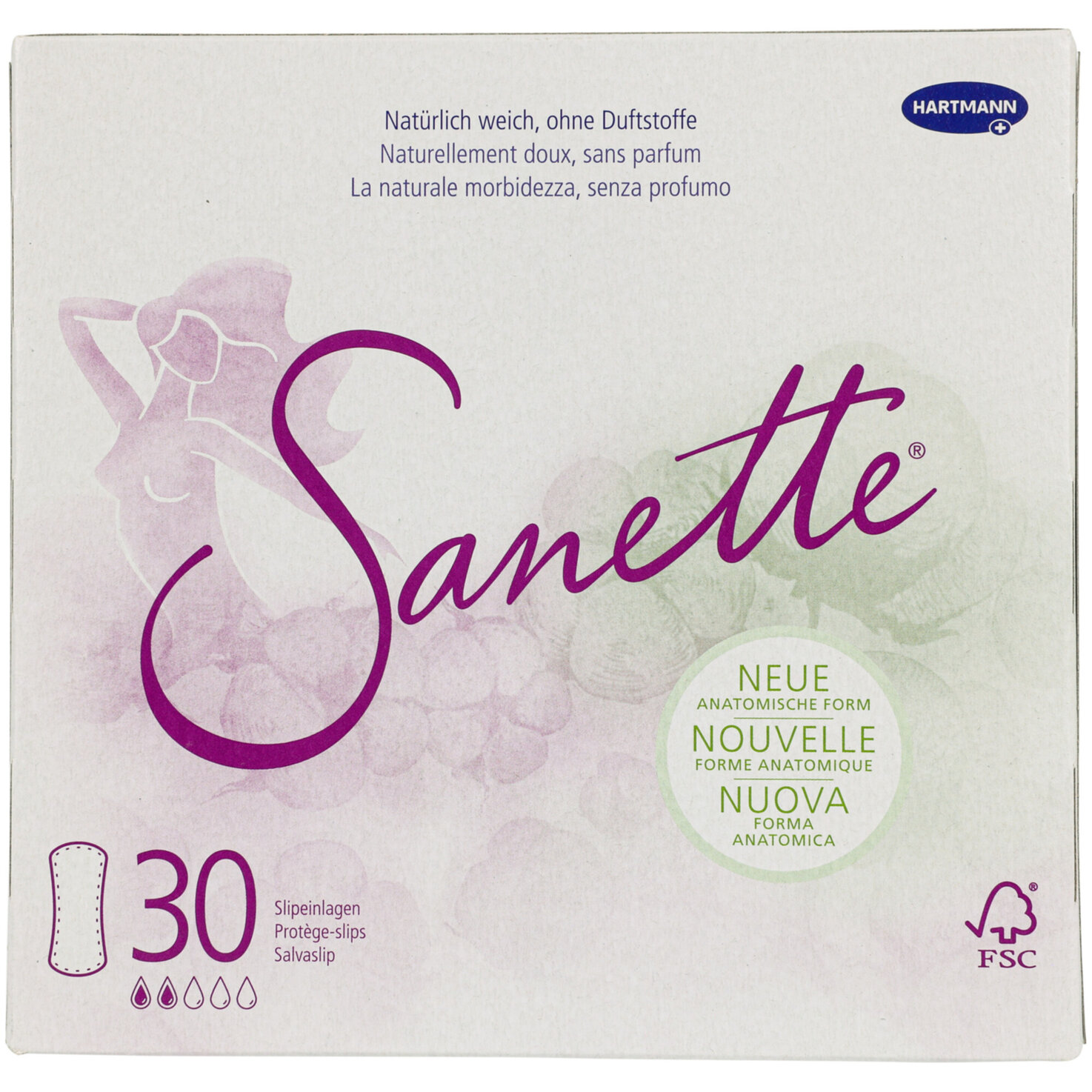 Sanette Slipeinlagen 30 Stück