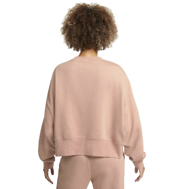 Nike sportswear essential fleece crew sweatshirt Pink