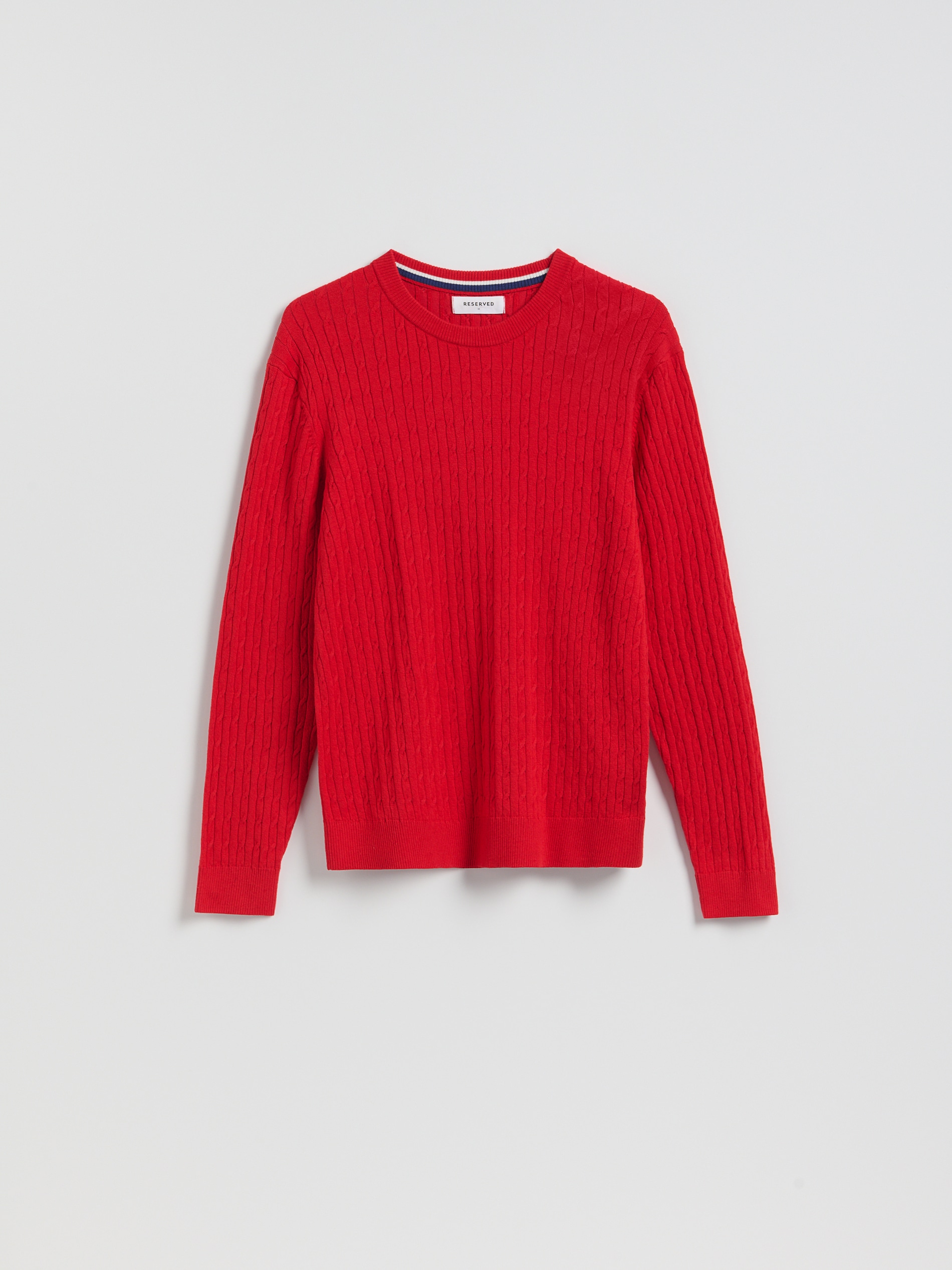 Pullover aus strukturierter Baumwolle