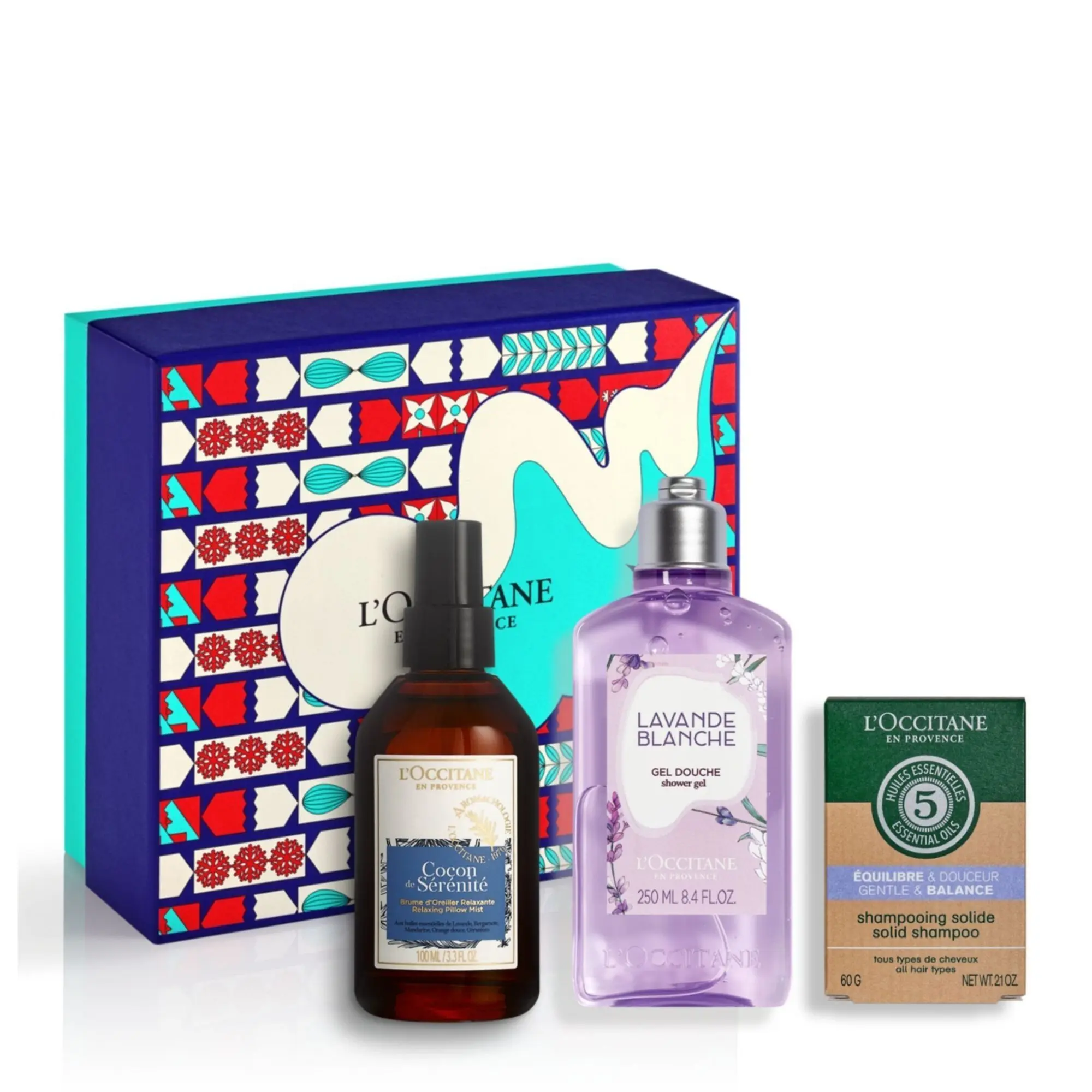 L'Occitane en Provence - Coffret Cocooning Gel douche, Shampoing & Brume d'Oreiller- Coffrets Soins