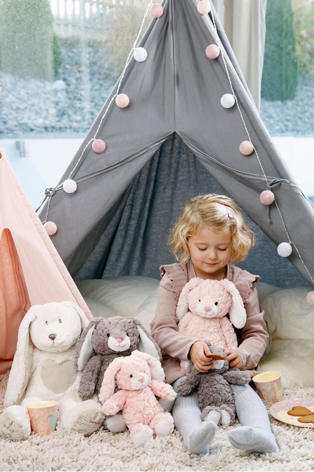 Bunnies - Saga, pink 33 cm